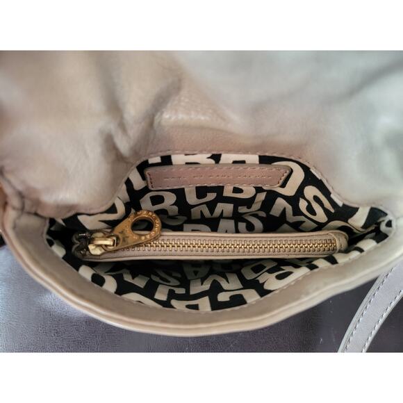 Marc By Marc Jacobs 2 piece Bird Petal To The Metal CrossBody Pouchette Gray - Picture 8 of 11